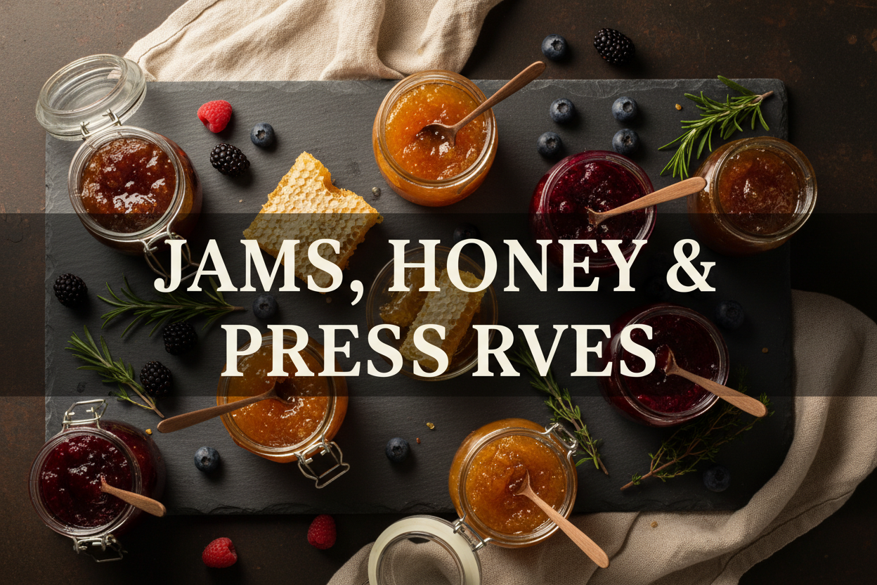 JAMS, HONEY & PRESERVES