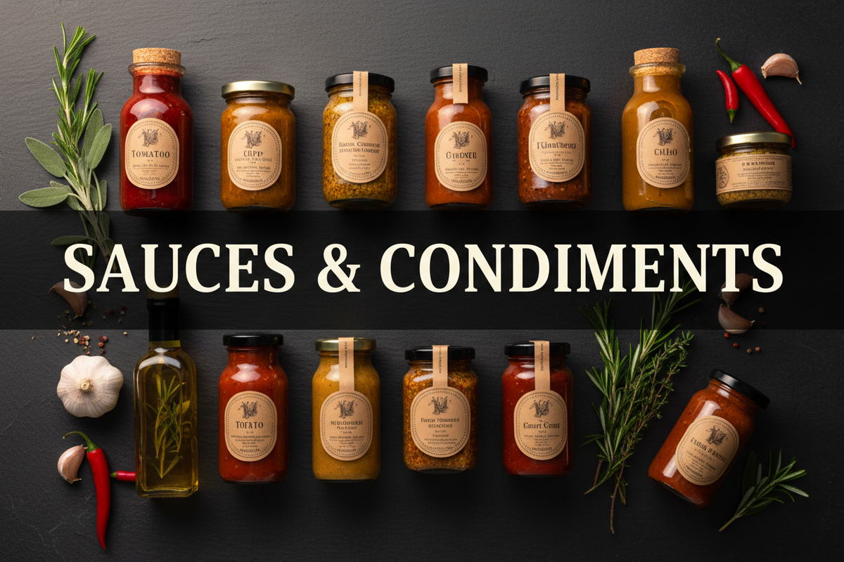 SAUCES & CONDIMENTS
