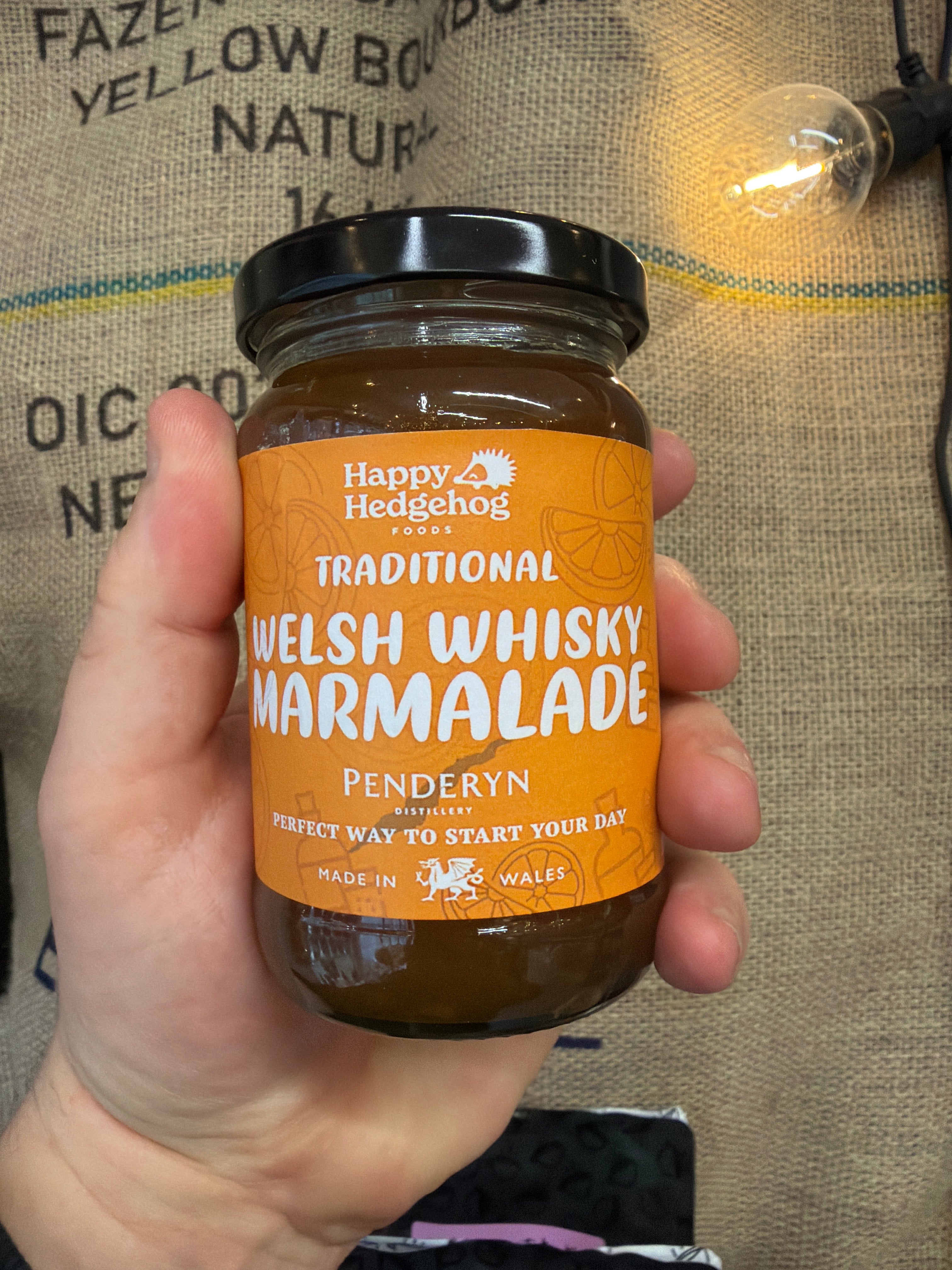 Happy Hedgehog Welsh Whisky Marmalade