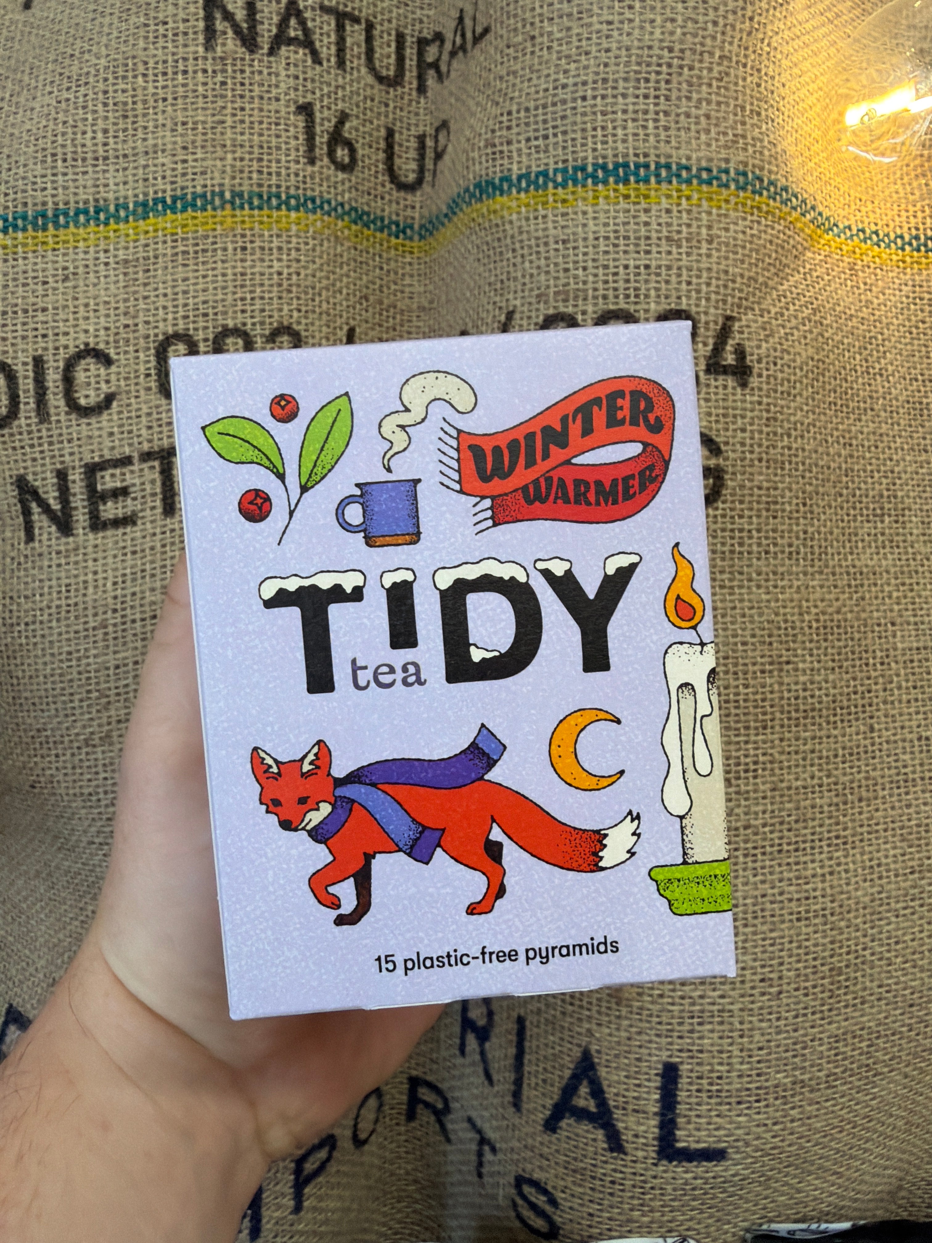 Tidy Tea - Winter Warmer Tea x 15 Pyramid Bags