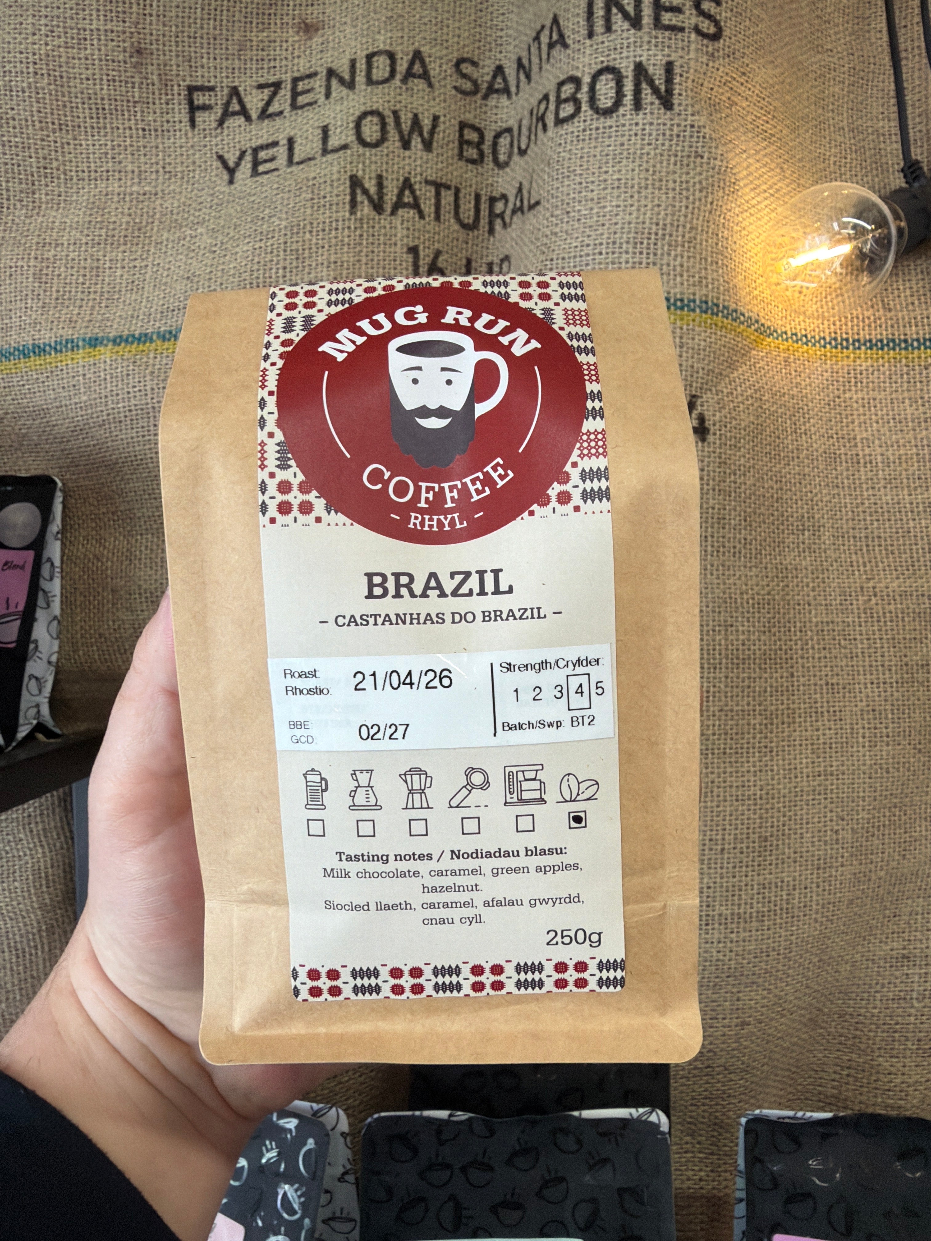 Mug Run - Brazil: Castanhas do Brazil 250g Bean