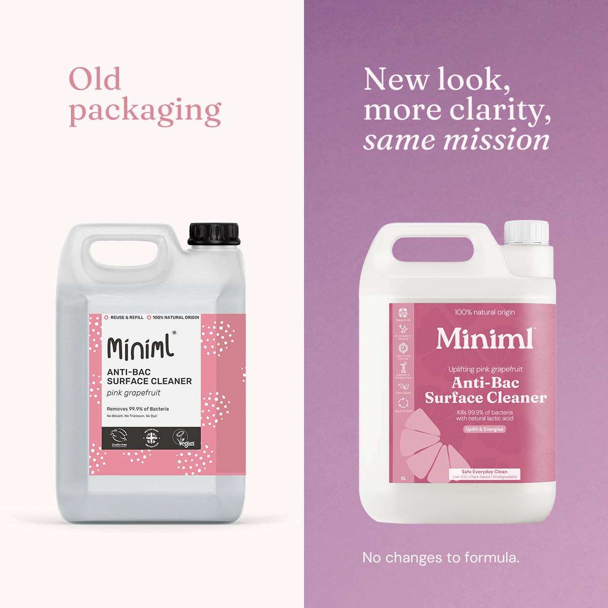 Anti-Bac Surface Cleaner - Pink Grapefruit 5L Refill