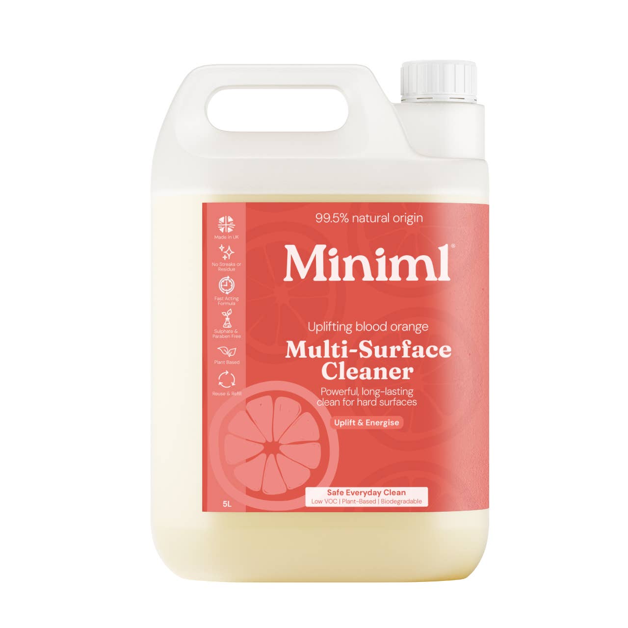 Multi-Surface Cleaner - Uplifting Blood Orange - 5L Refill