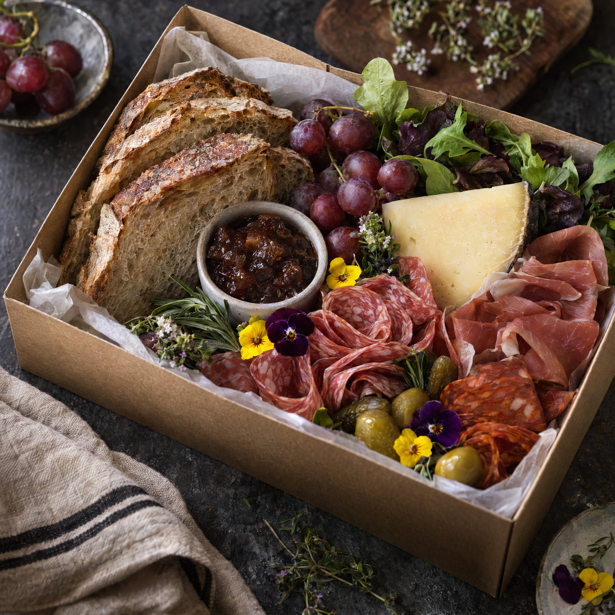 The Black Bull Grazing Box for 2 — Black Bull Farm Shop