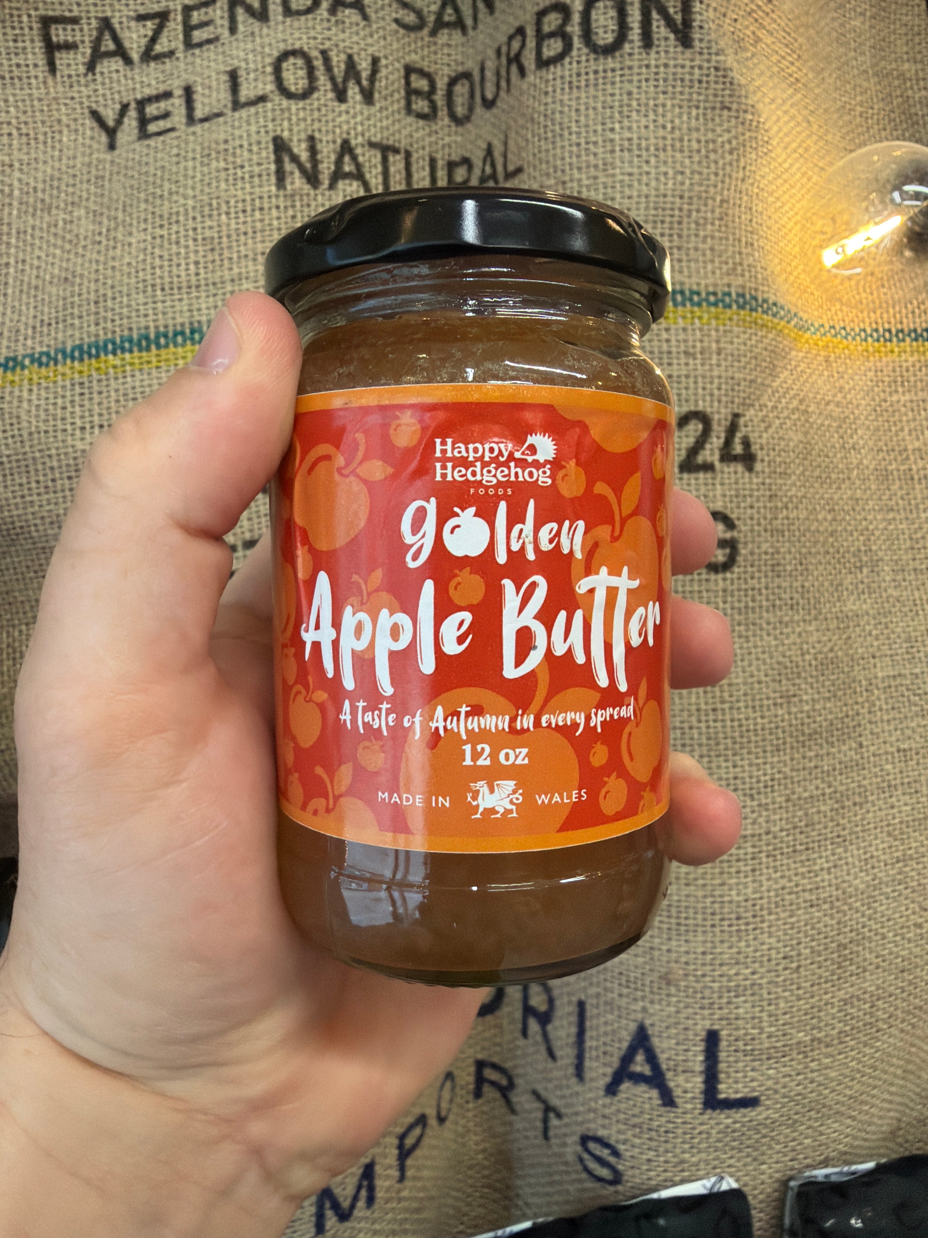 Happy Hedgehog Golden Apple Butter