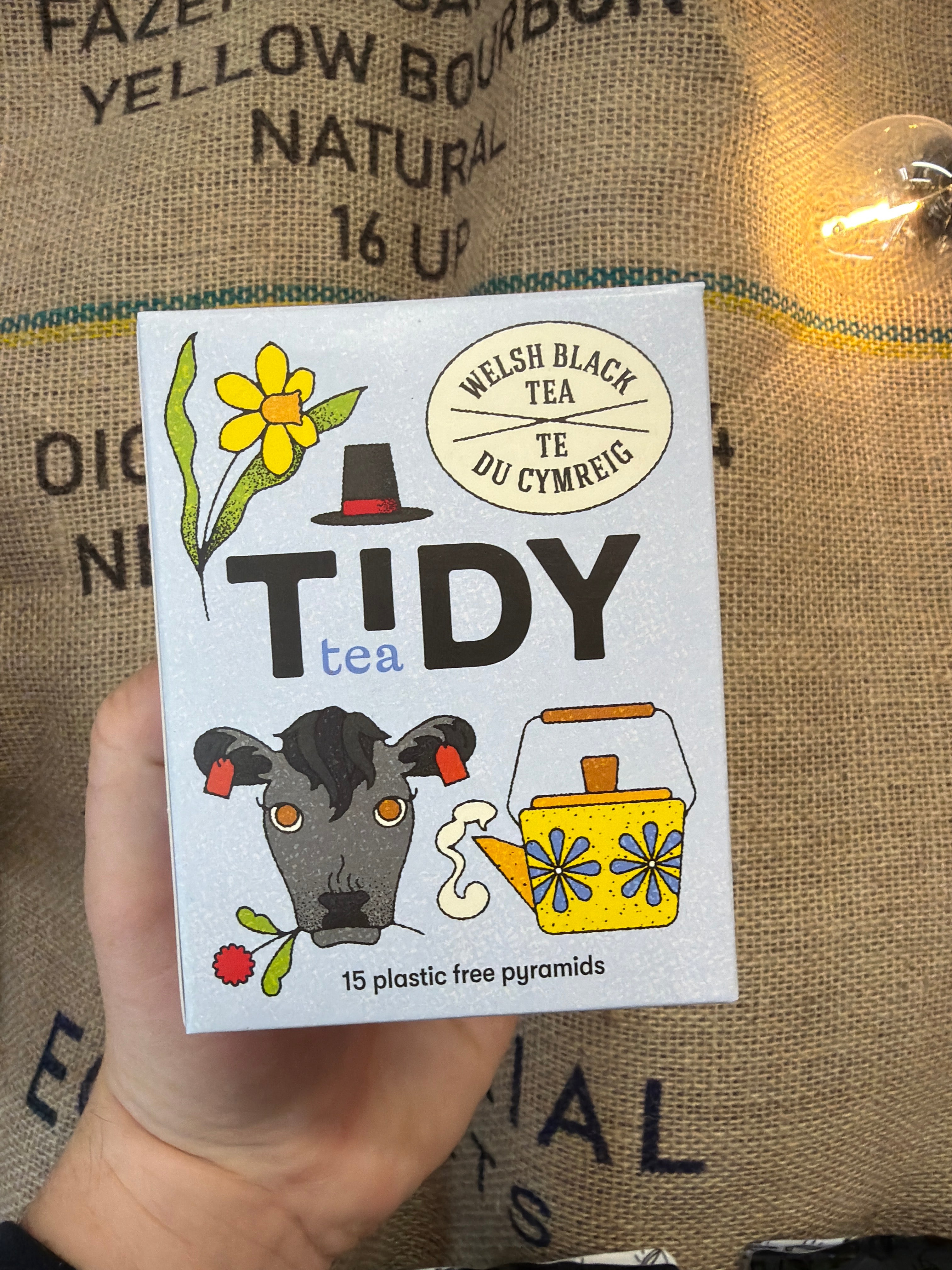 Tidy Tea - Welsh Black Tea x 15 Pyramids