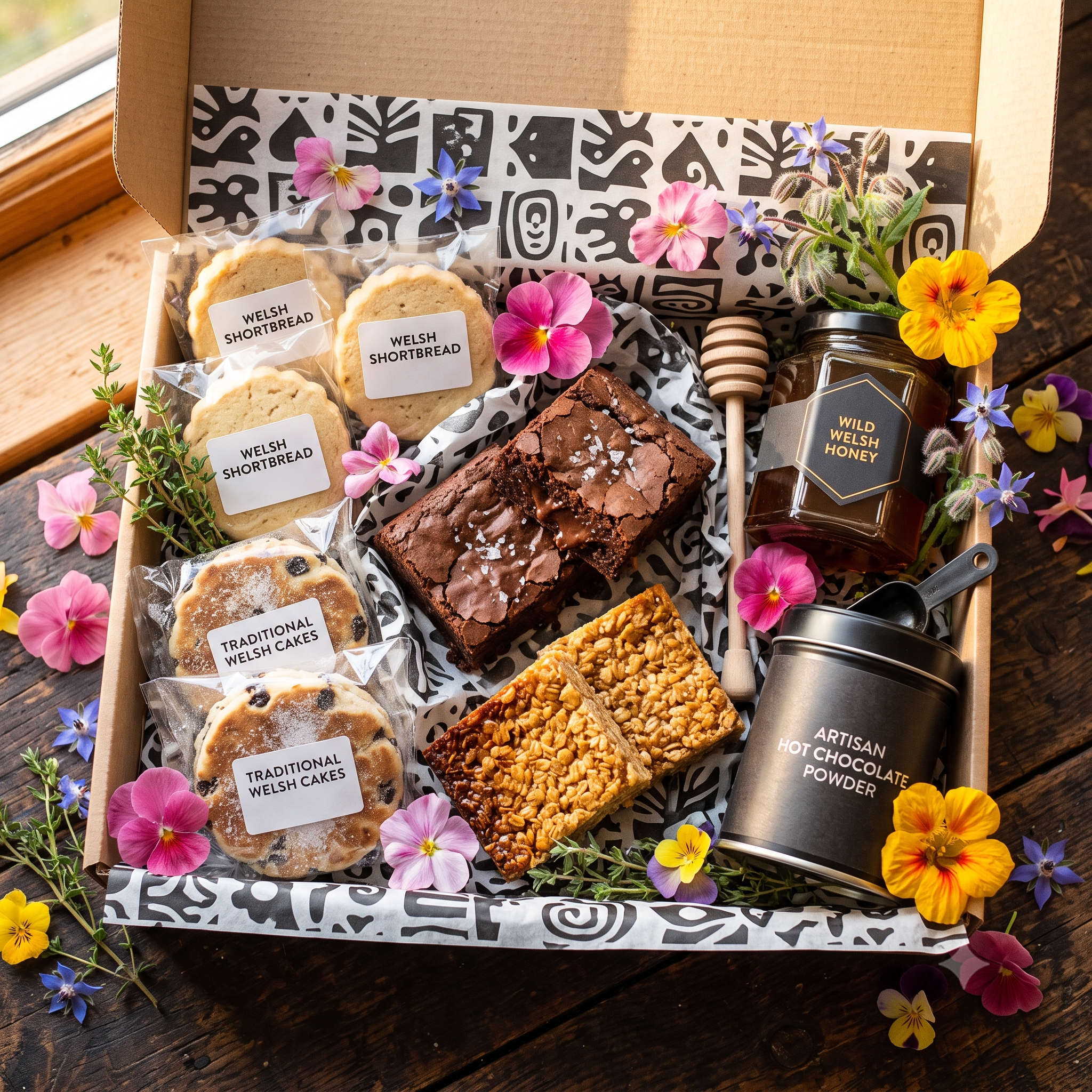The Black Bull Welsh Treats Box