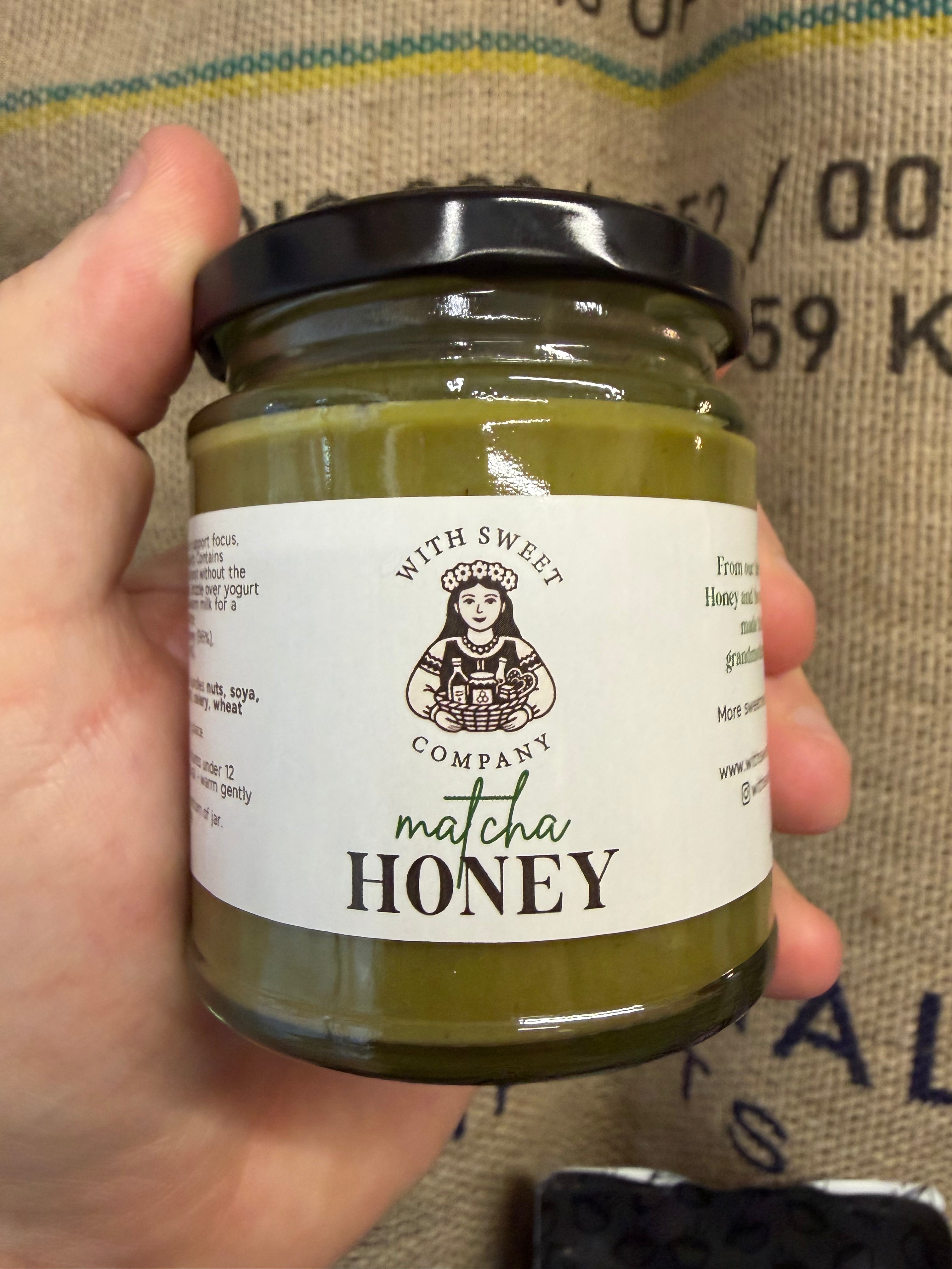 Matcha Flavoured Honey - With Sweet Co