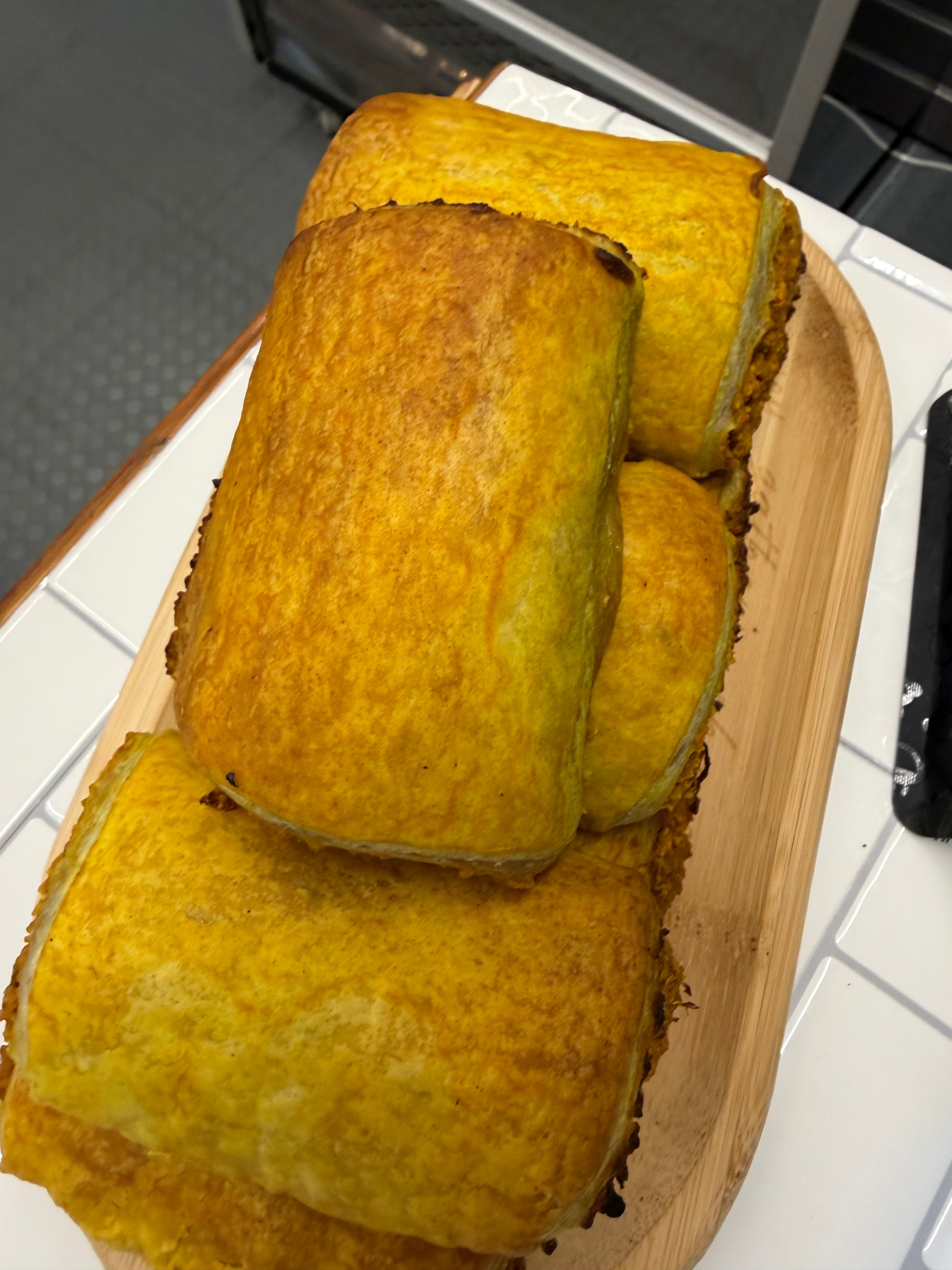 Spiced Cauliflower Bhaji Rolls