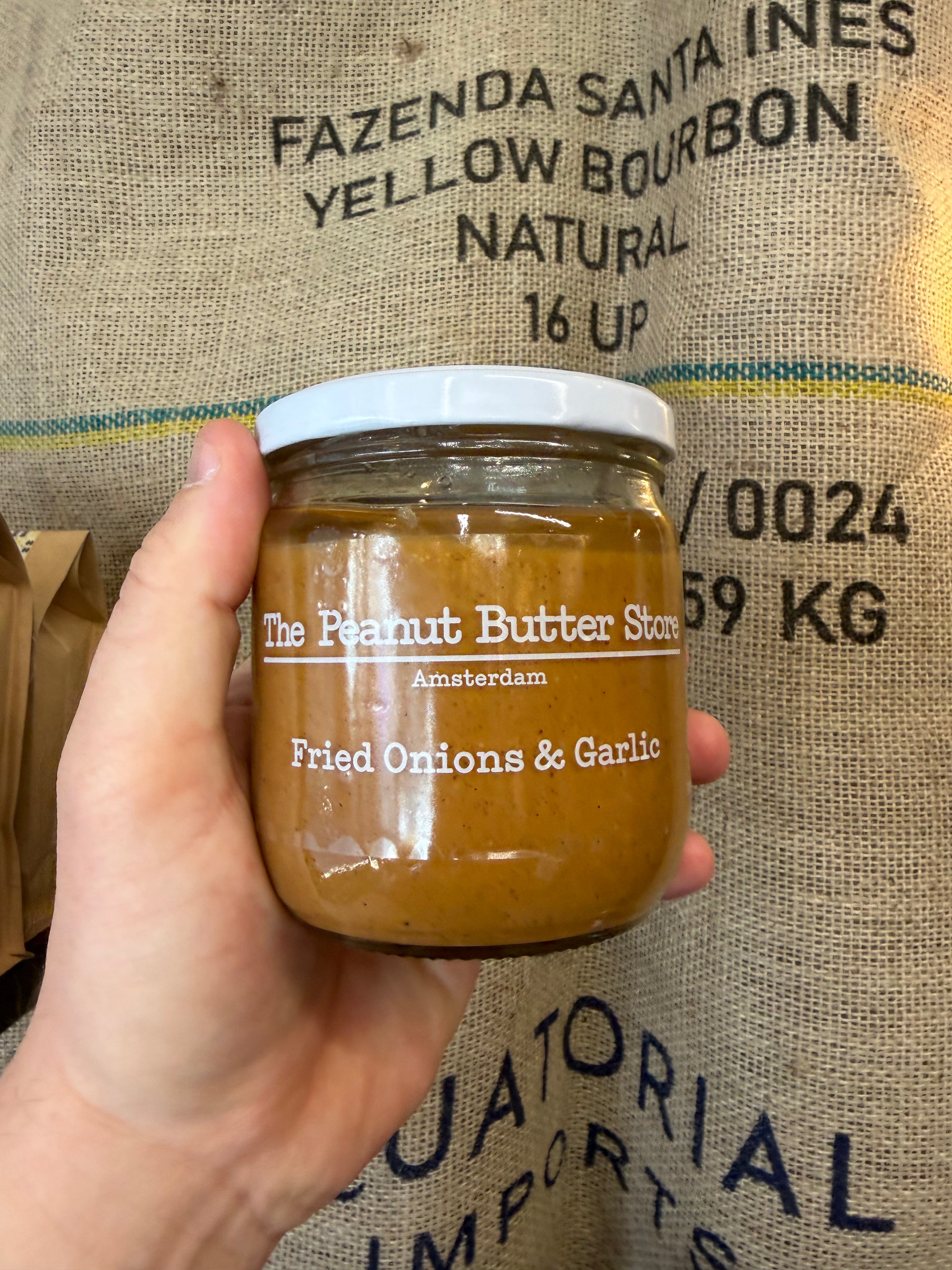 The Peanut Butter Store - Fried Onions & Garlic Peanut Butter