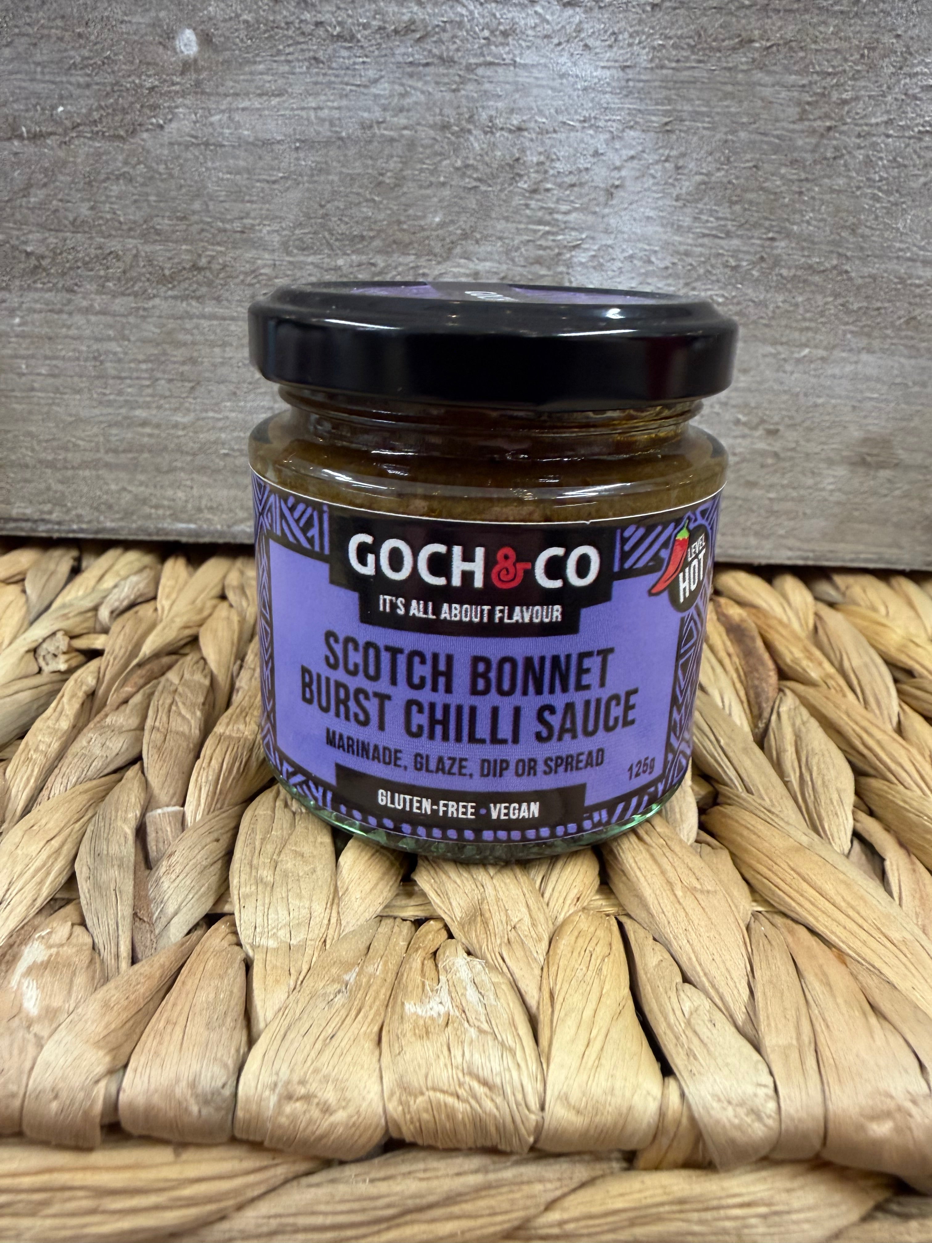 Goch & Co Scotch Bonnet Burst Chilli Sauce 125g