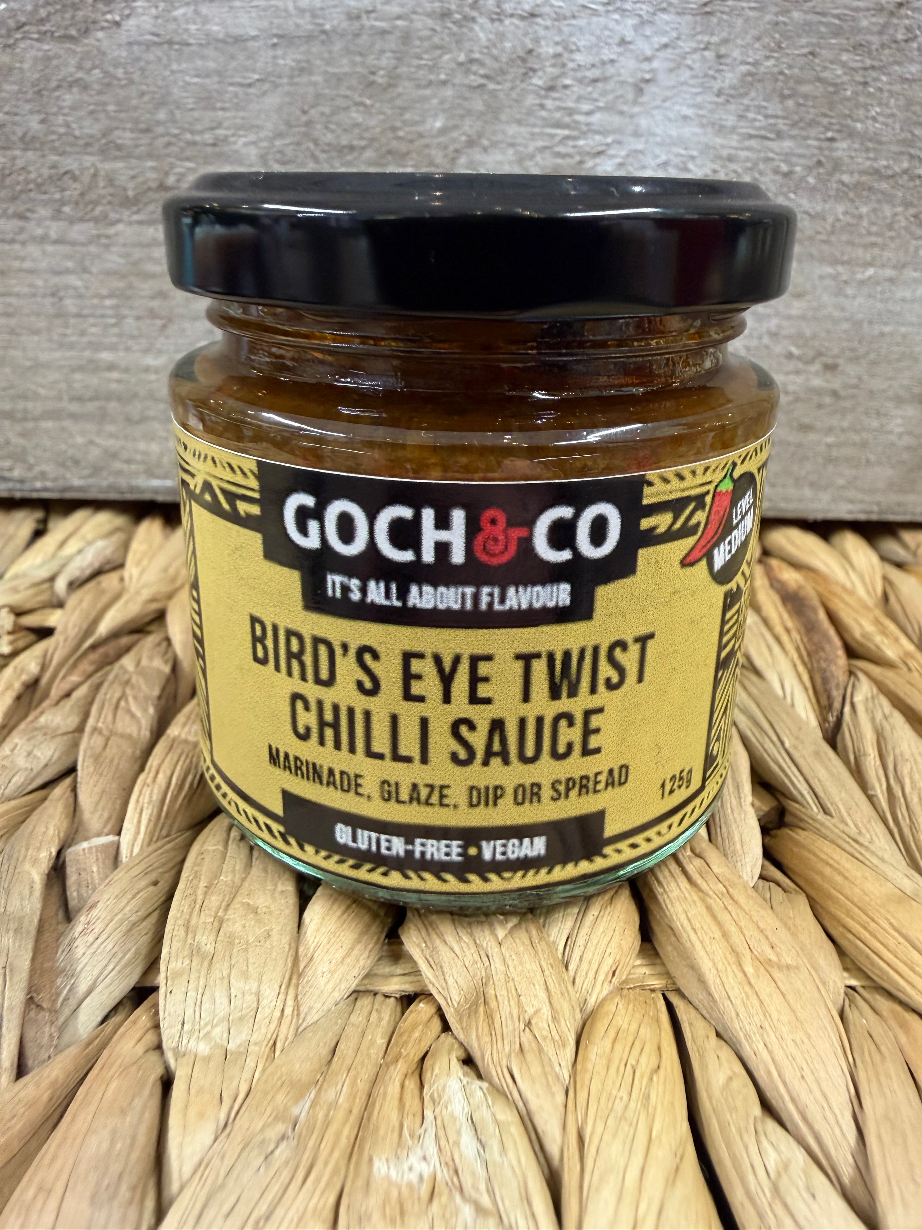 Goch & Co Bird's Eye Twist Chilli Sauce 125g