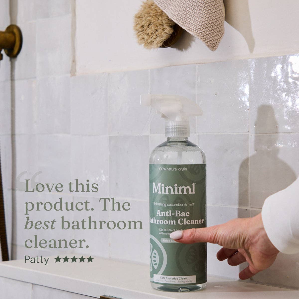 Anti-Bac Bathroom Cleaner - Cucumber + Mint 5L Refill